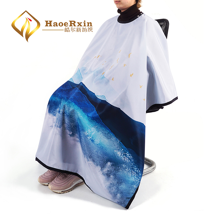 High quality custom logo heavy hairdressing hair salon barber cape manufacturer